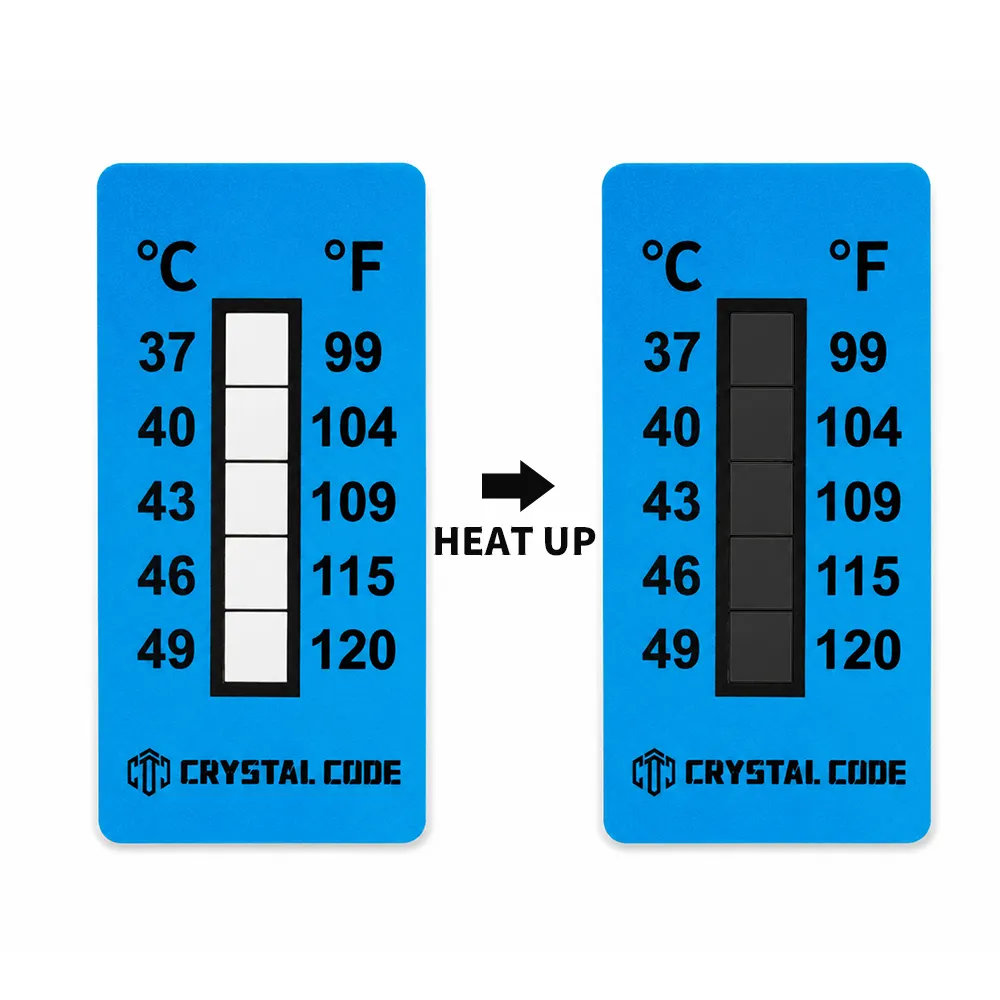 Square Temperature Sticker Temperature Indicator Stickers – Designed for Precision Monitoring