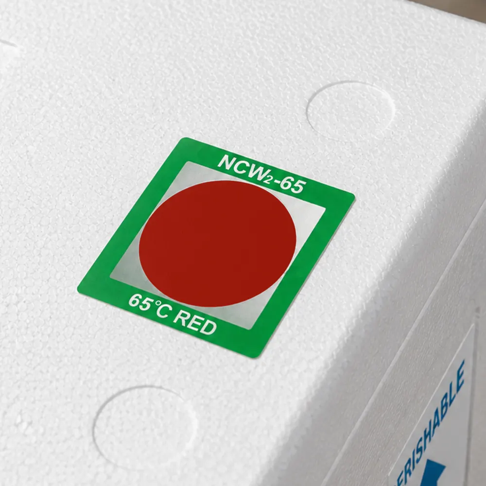 Reversible Temperature Sticker Reversible Thermochromic Label for reusable heat alerts