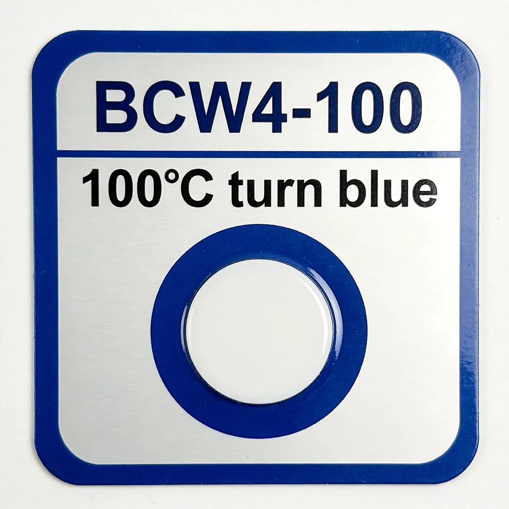 temperature control label for shipment quality tracking