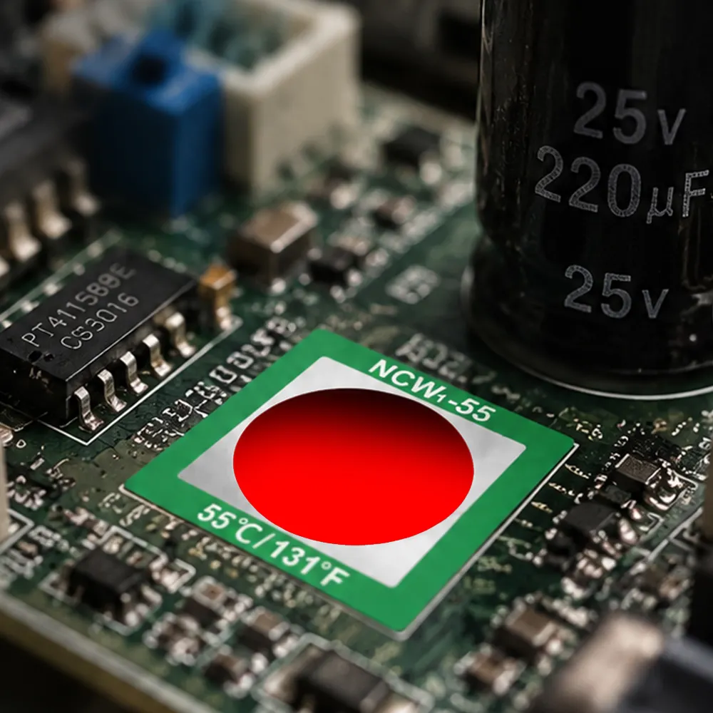 temperature threshold indicator for limit breach proofs