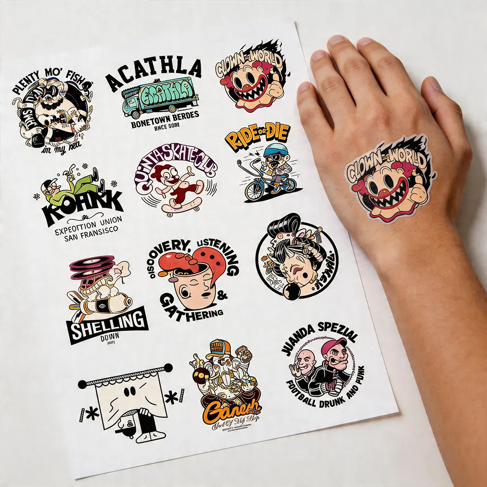 water transfer tattoo paper